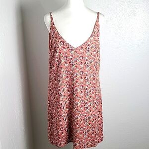Forever 21 Pink Floral Print Mini-Dress, Size Medium, NWOT